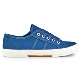 Navy lave sneakers blå