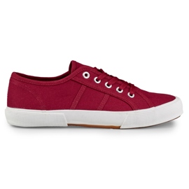 Bourgogne lave sneakers rød