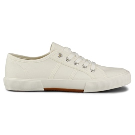 Hvide lave sneakers