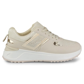 Beige sportssko til kvinder