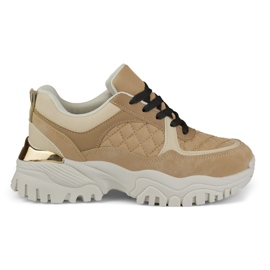 Bellis beige sneakers til kvinder