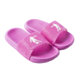 Pink gummi hjemmesko fra Athen lyserød
