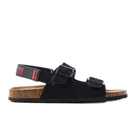 Big Star sorte sandaler LL174208