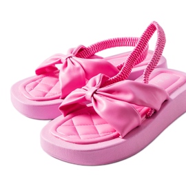 Pink platformssandaler fra Montagna lyserød