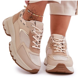 PM1 Snøresko Beige Platform Escape