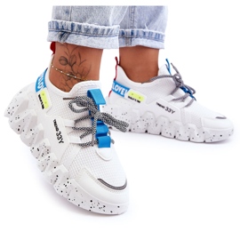 PS1 Moderigtige Slip-on Sneakers White Evolution hvid
