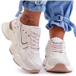 FG2 Sportssko til kvinder Sneakers Beige Feluci