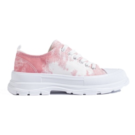 Shelovet pink platform sneakers lyserød