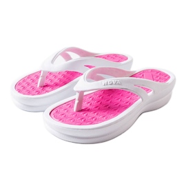 Isla lyse hvide flip-flops