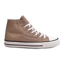 FR1 Klassiske High Top Sneakers til kvinder Beige Remos