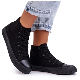 FR1 Klassiske High Top Sneakers til kvinder Sort Remos