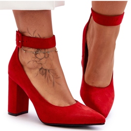 Ruskind Elegant Pumps Rød Gloria