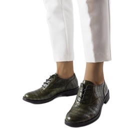 Grønne brogues