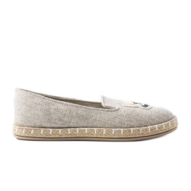 Inna Grå børnesneakers med Peppi-påføring