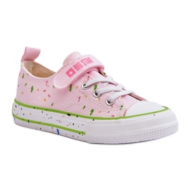 Velcro sneakers til børn Big Star LL374064 Pink lyserød