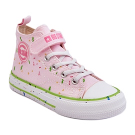 Børnemønstrede sneakers Big Star LL374051 Pink lyserød