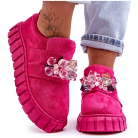 PS1 Moderigtige slip-on sportssko med Fuchsia Desire dekoration lyserød