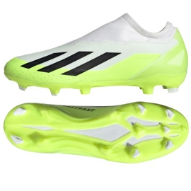 Sko adidas X CRAZYFAST.3 Ll Fg M HQ4515 hvid hvid