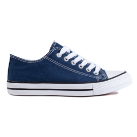 Klassiske marineblå Shelovet sneakers
