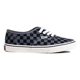 Sorte og grå ternede sneakers fra Shelovet