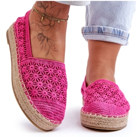 PG1 Kvinders Openwork Espadrilles Pink One Lover lyserød