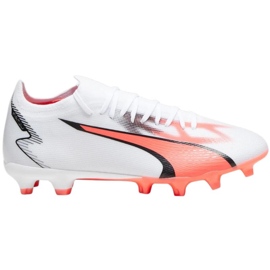 Puma Ultra Match FG/AG M 107347 01 fodboldsko hvid hvid