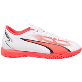 Puma Ultra Play It Jr 107535 01 fodboldsko hvid hvid