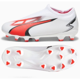 Puma Ultra Match Ll FG/AG Jr 107514-01 fodboldsko hvid hvid