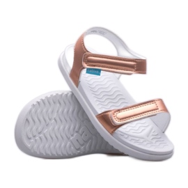 Native Indfødte Charley Metalic Child Jr-sandaler 63109117-8817 gylden