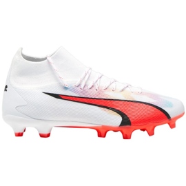 Puma Ultra Pro FG/AG M 107422 01 fodboldstøvler hvid hvid