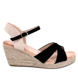 Willa Sorte espadrillesandaler