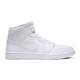 Nike Air Jordan 1 Mid M 554724-130 sko hvid