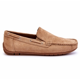 Slip-on loafers i ruskind til mænd Brun