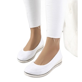 Loane hvide wedge sneakers