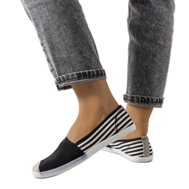 Sorte tekstilsneakers fra Harlee