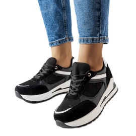 Inna Sorte sneakers med Genovesee-indlæg