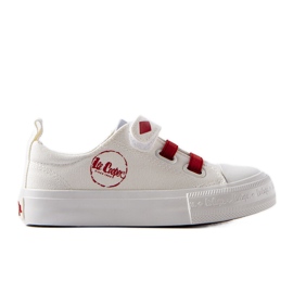 Lee Coopers hvide og røde sneakers til børn