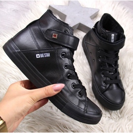 Sorte isolerede sneakers Big Star V274542F