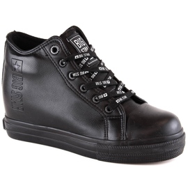 Sorte Wedge sneakers til kvinder Big Star EE274127