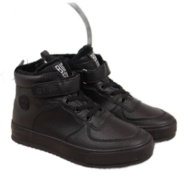 Børnesneakers isoleret sort Big Star GG374040