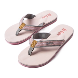 Lee Cooper lys pink flip-flops lyserød