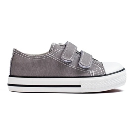 Børnesneakers med velcro grå Vico