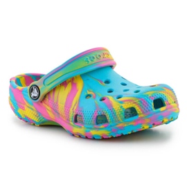 Crocs klassisk marmoreret træsko K 207464-4SM flerfarvet