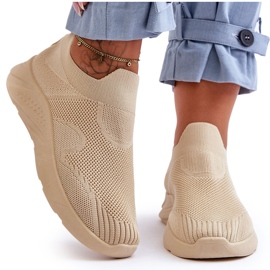 PG1 Slip-on sportssko til kvinder Beige Claris