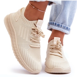 PG1 Slip-On tekstilsko til kvinder Beige Zauna