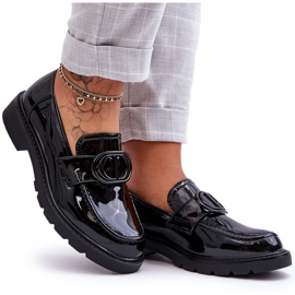 PG1 Lakerede Platform Loafers Sort Jarren