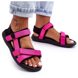 Sportssandaler til kvinder 4F 4FSS23FSANF014-55S Fuchsia lyserød