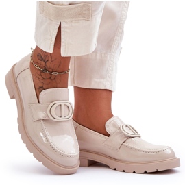 PG1 Lakerede Platform Loafers Beige Jarren