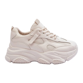 PG1 Chunky Platform Sneakers til kvinder Beige Agnenia