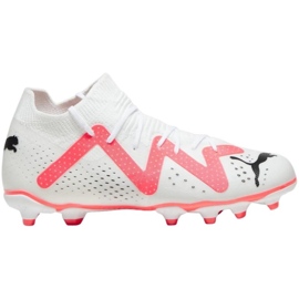 Puma Future Match FG/AG Jr 107384 01 fodboldsko hvid hvid